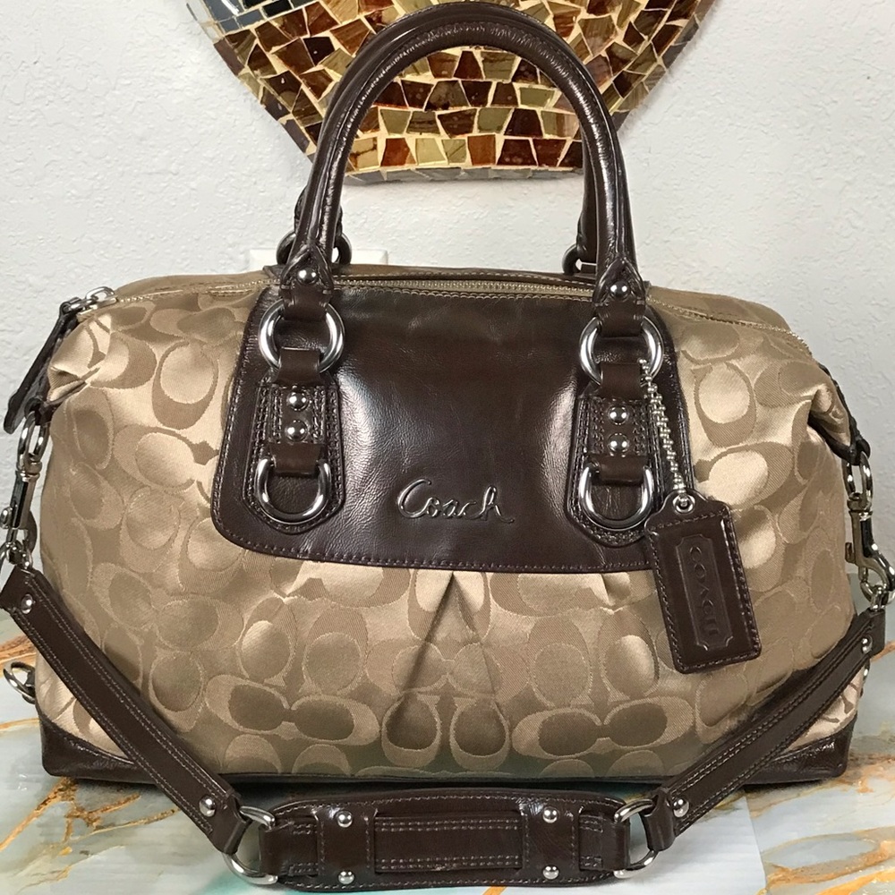 COACH 2010 Ashley Signature Sateen Satchel Bag 😍🔥 - Picture 11 of 17
